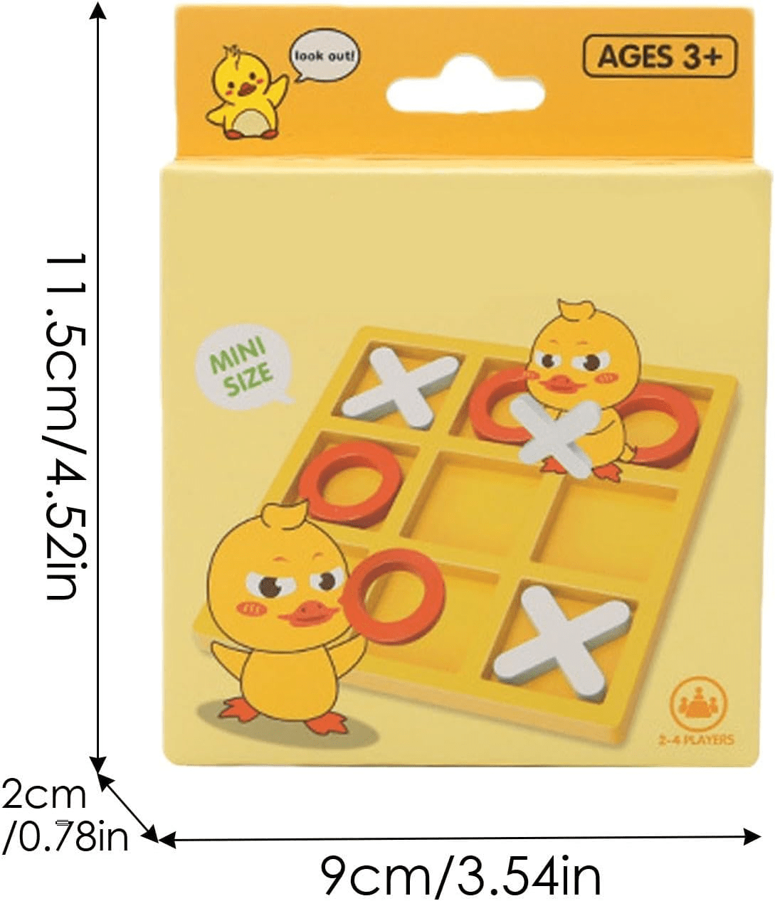 Tic Tac Toe Logic MINI Game (Random Characters) - Toynix