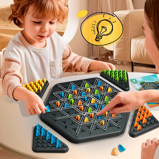 Chain Triangle Chess Game for kids Toynix