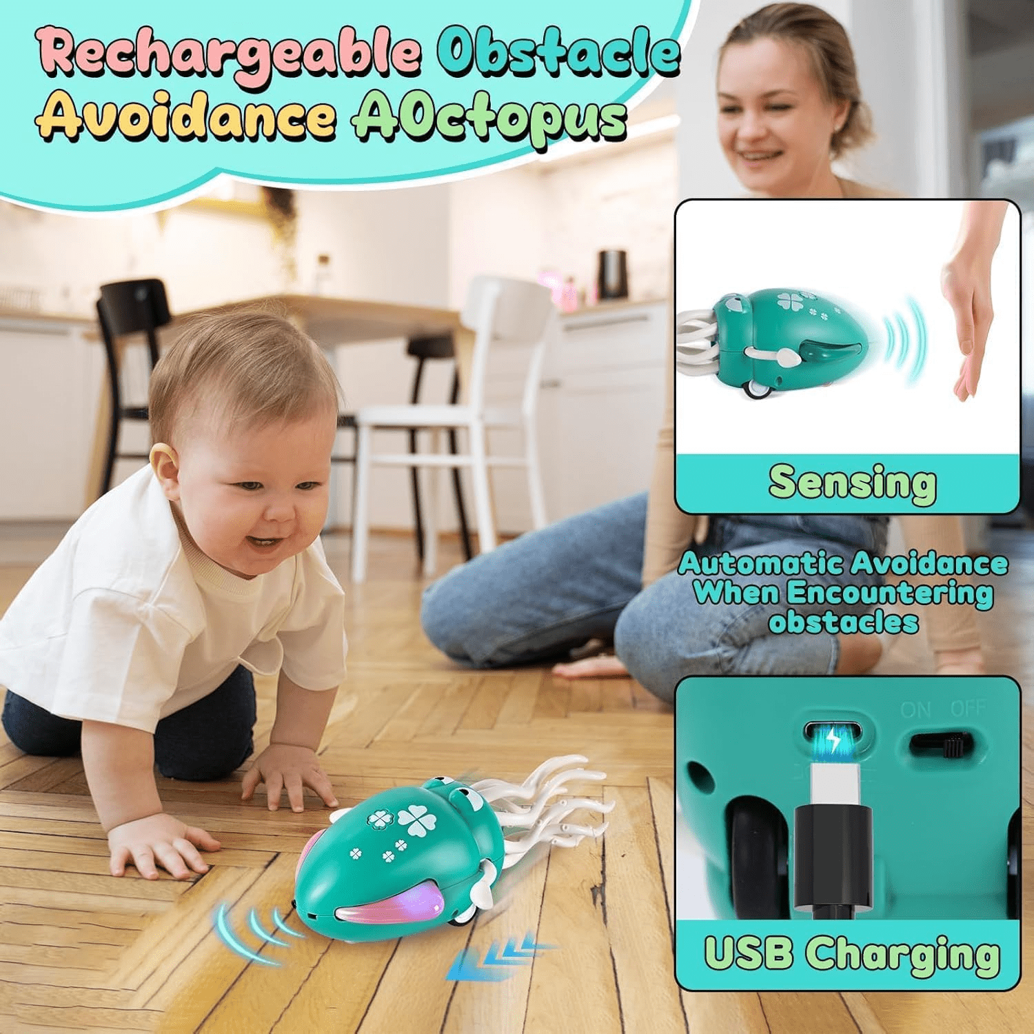 Electric Dancing Octopus Toy - Toynix
