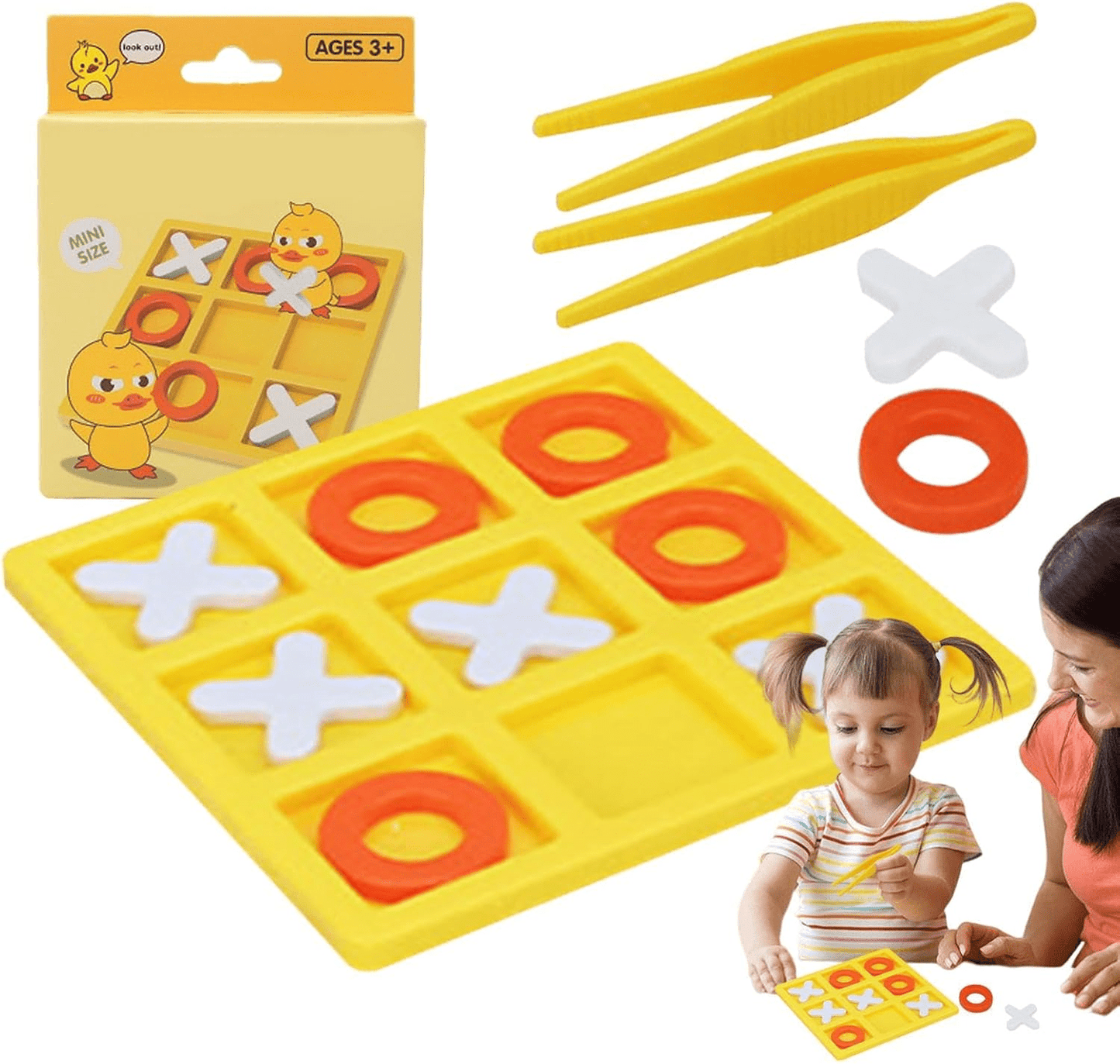 Tic Tac Toe Logic MINI Game (Random Characters) - Toynix