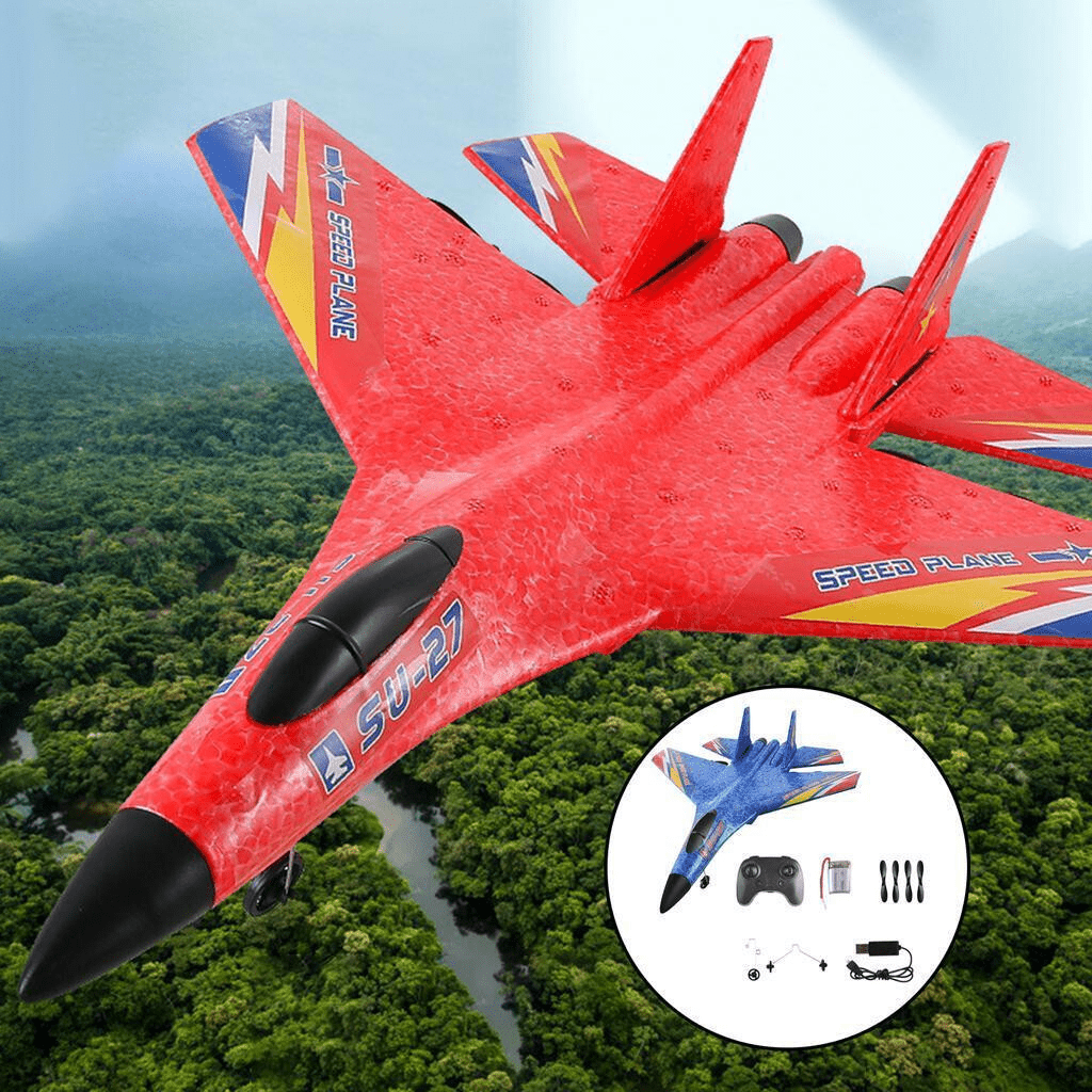 Remote Control Flying Foam Airplane RC Plane for Kids - Toynix