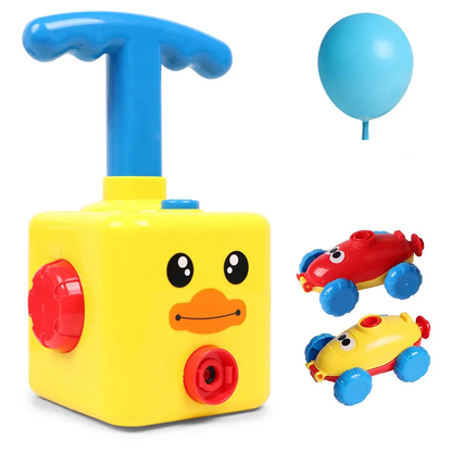 Balloon Powered Pumping Car Toy Set for Toddlers Toynix