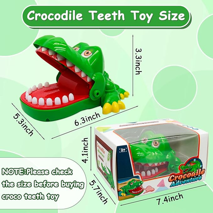 Crocodile Teeth Toys Game for Kids, Crocodile Biting Finger Dentist Games Toynix