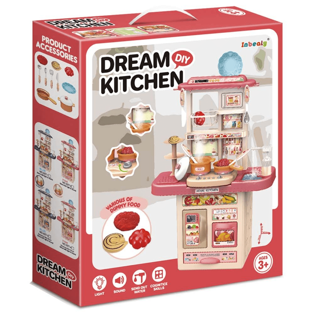 DIY Large Dream Kitchen Playset For Kids (65T - 2) - Toynix