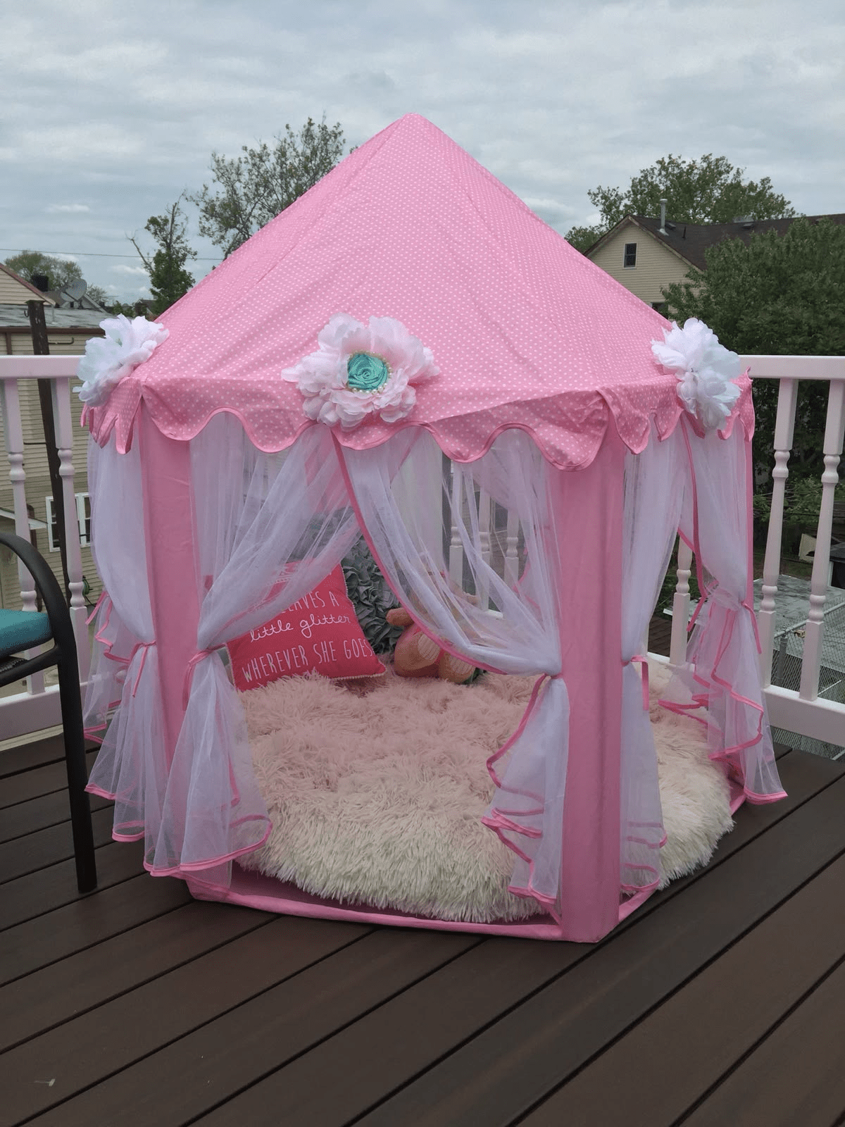 Princess Castle Play Tent House for Kids – Dreamy Playhouse for Your Little Princess - Toynix