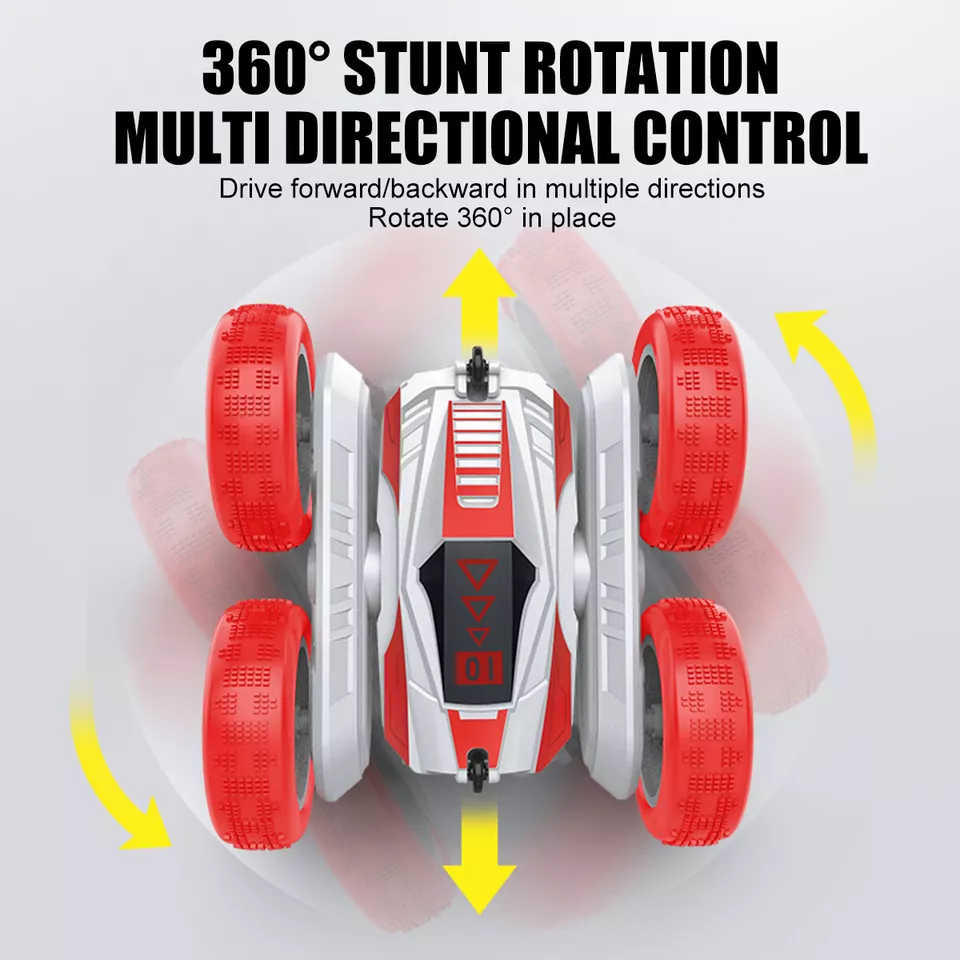 Mini Remote Control Rotating Spray Car Toynix