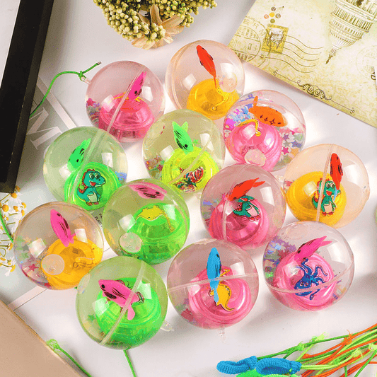 LED Flashing Colorful Rubber Ball For Kids - Toynix