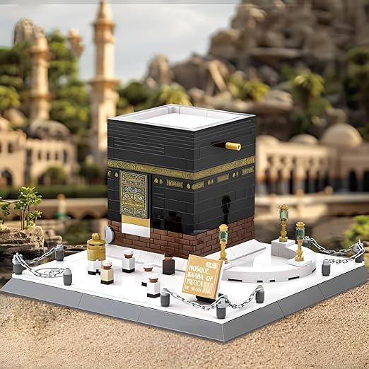 Kaaba Building Blocks, 446 Pieces Building Blocks, Architecture Model Building Toy Toynix