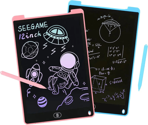 12 Inch LCD Multicolor Screen Writing Tablet Erasable Writing Board - Toynix