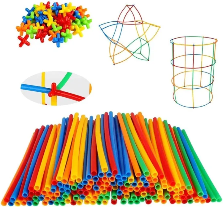 Straw Stick Building Block Educational Toy For Kids Toynix