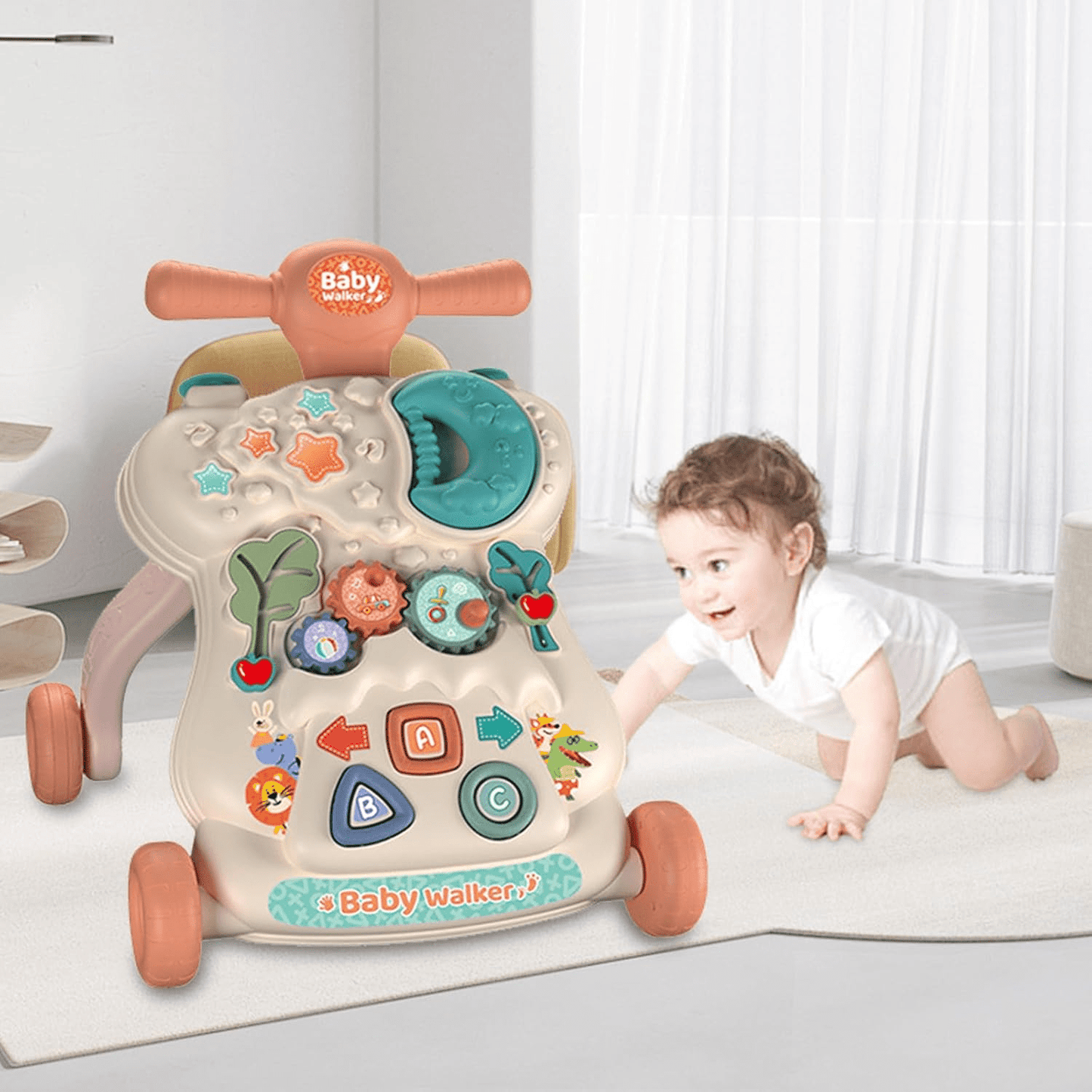 Baby Push Walker with Wheels - Toynix