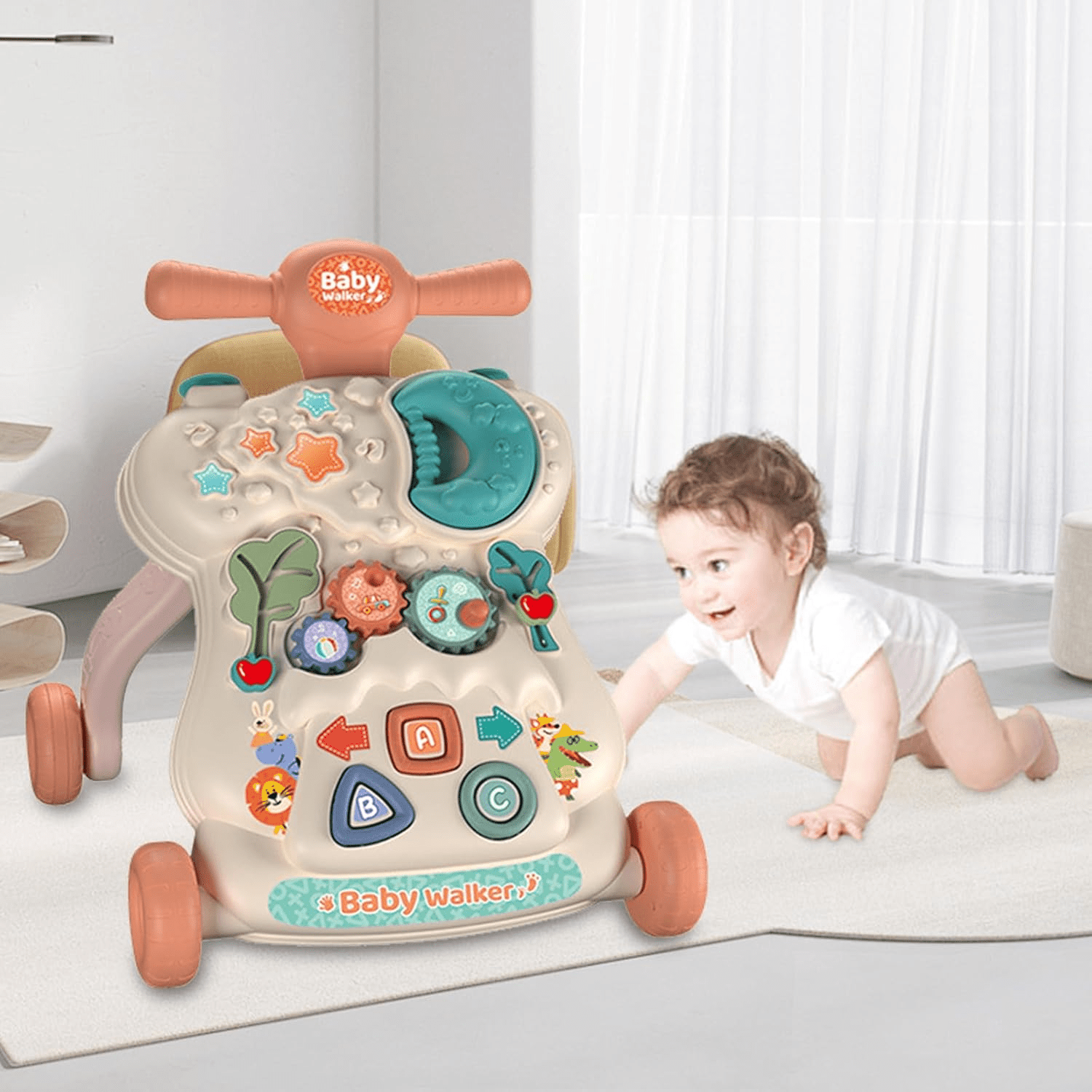 Baby Push Walker with Wheels - Toynix