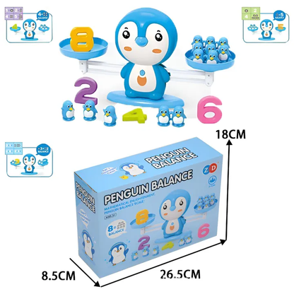 Penguin Balance Scale Games and Number Counting Blocks for Kids Toynix