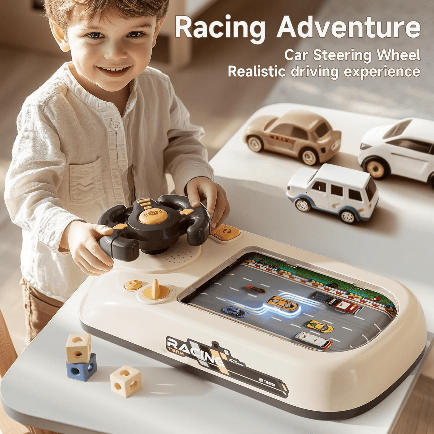 Hyper Kid Car Racer Kids Car Racing Game Adventure Electric Toy - Toynix.pk
