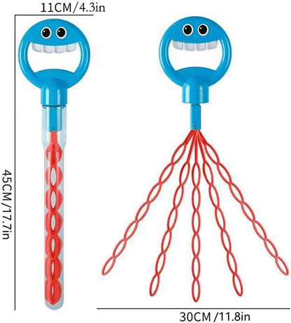 32 Hole Smiling Face Bubble Stick For Kids - Toynix