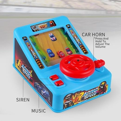 Car Racing Adventure Game Toy with Electric Steering Wheel Toynix