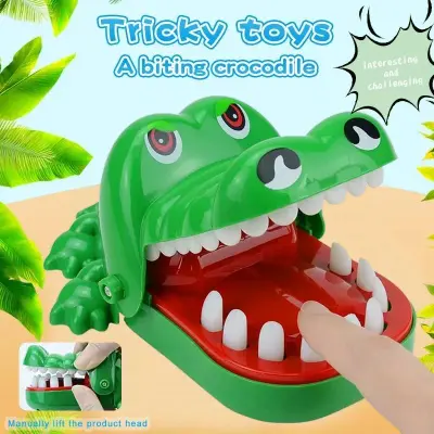 Crocodile Teeth Toys Game for Kids, Crocodile Biting Finger Dentist Games Toynix