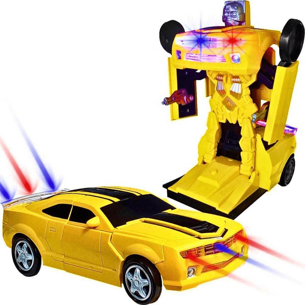 Transformer Robot Car Toy With Lights & Sound For Kids - Toynix