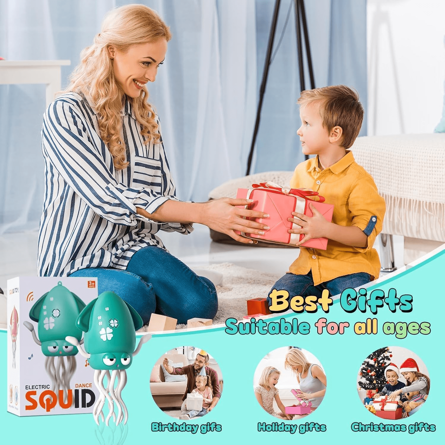 Electric Dancing Octopus Toy - Toynix