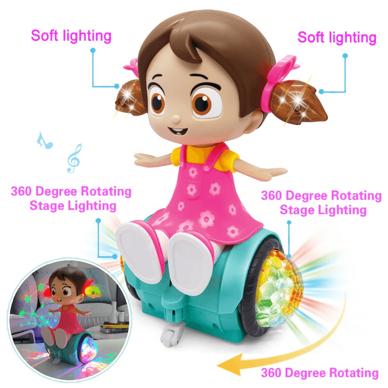 Electric Doll Toy With Lights & Music For Girls - Toynix