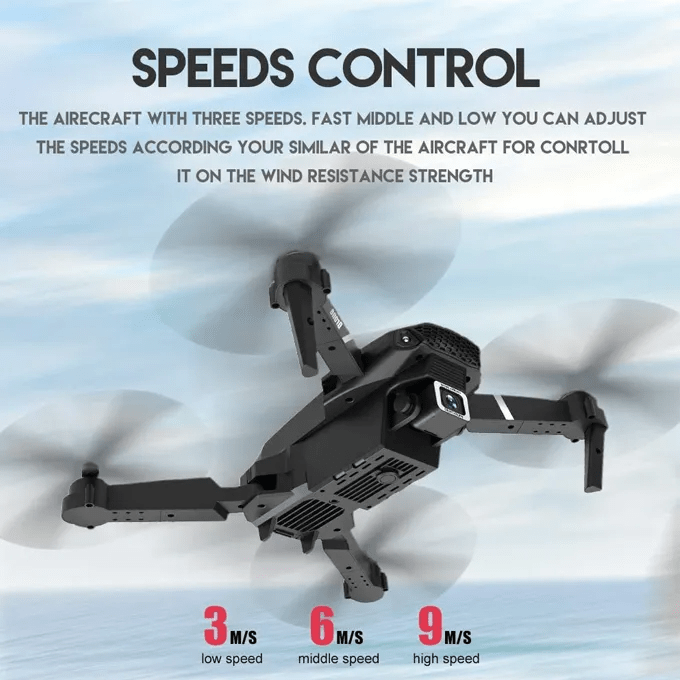 E88 PRO Drone with Dual Camera & LED Lights - Toynix