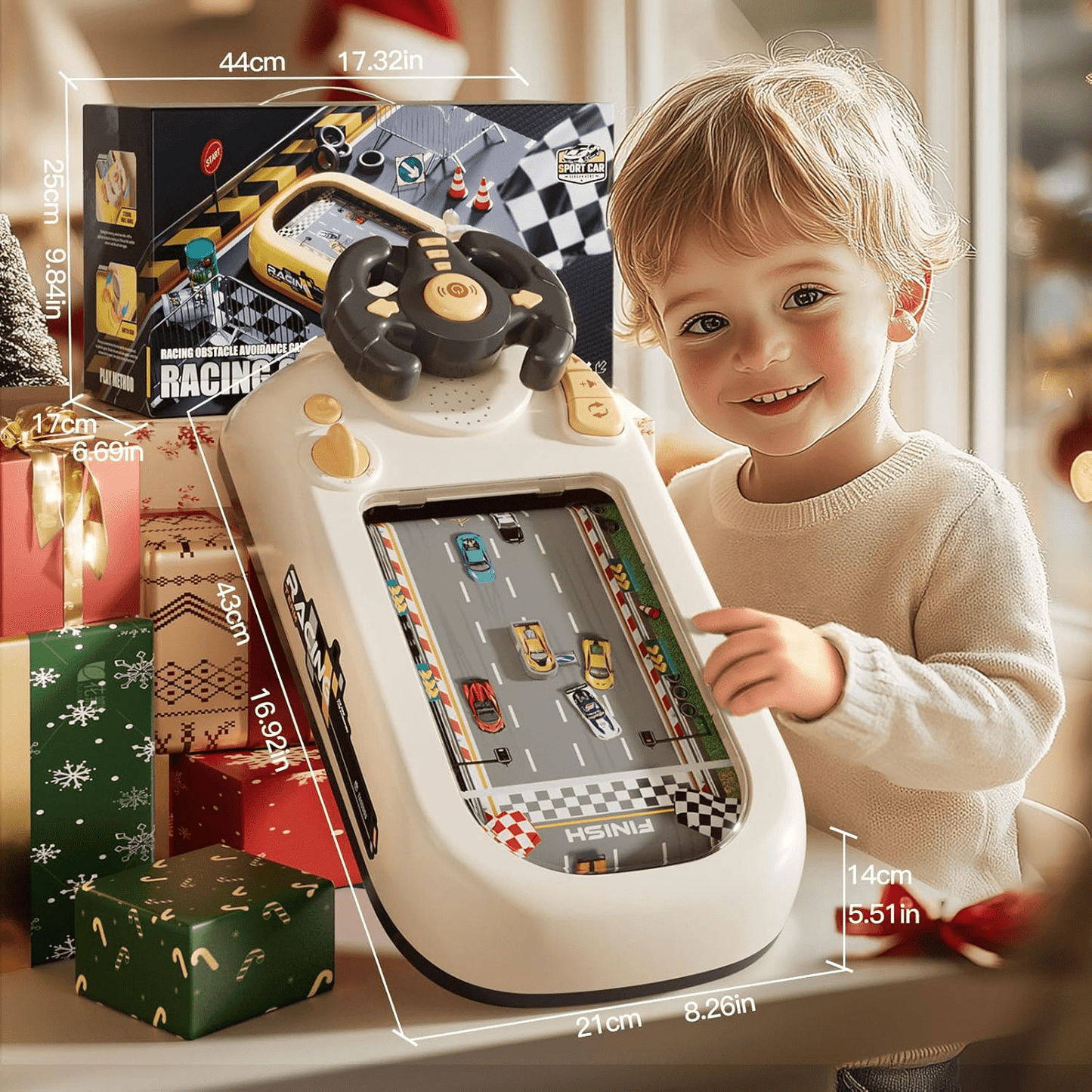 Simulated Driving Car Racing Game For Kids - Toynix
