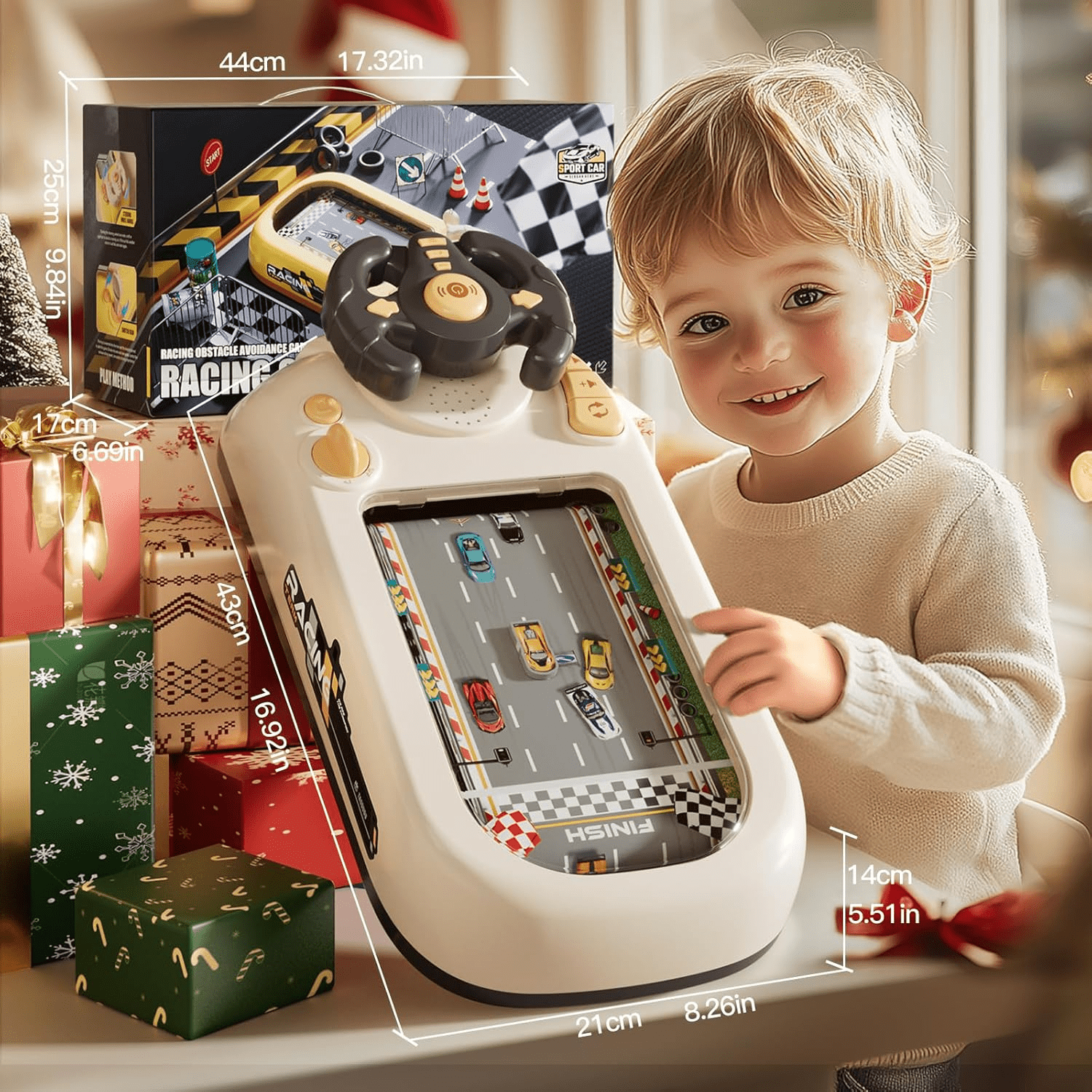 Simulated Driving Car Racing Game For Kids - Toynix