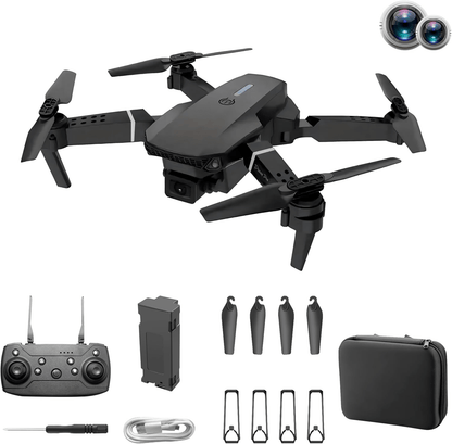 E88 PRO Drone with Dual Camera & LED Lights - Toynix