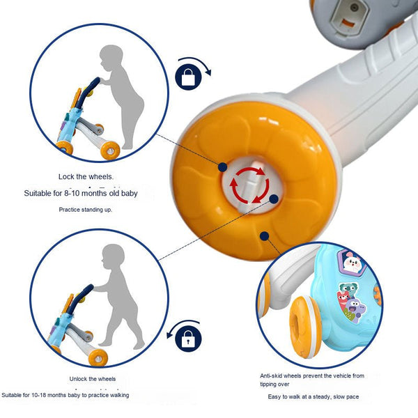 Baby Push Walker With Writing Screen