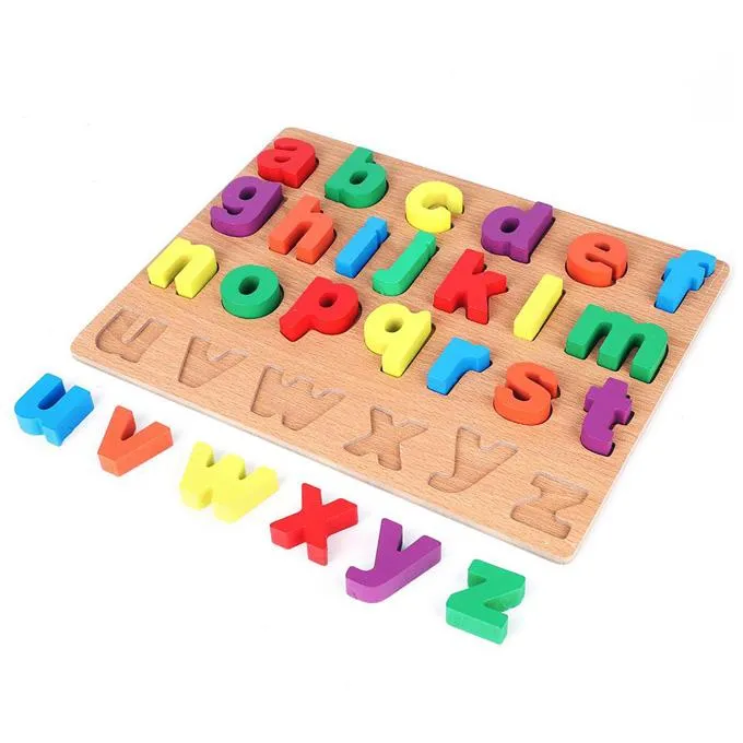 Montessori Early Educational wooden Colorful 3D toys Baby Toynix