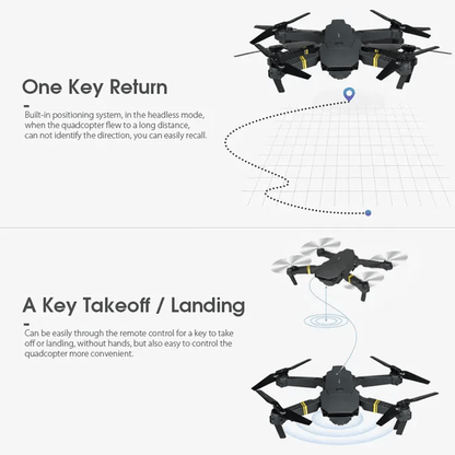 E88 PRO Drone with Dual Camera & LED Lights - Toynix