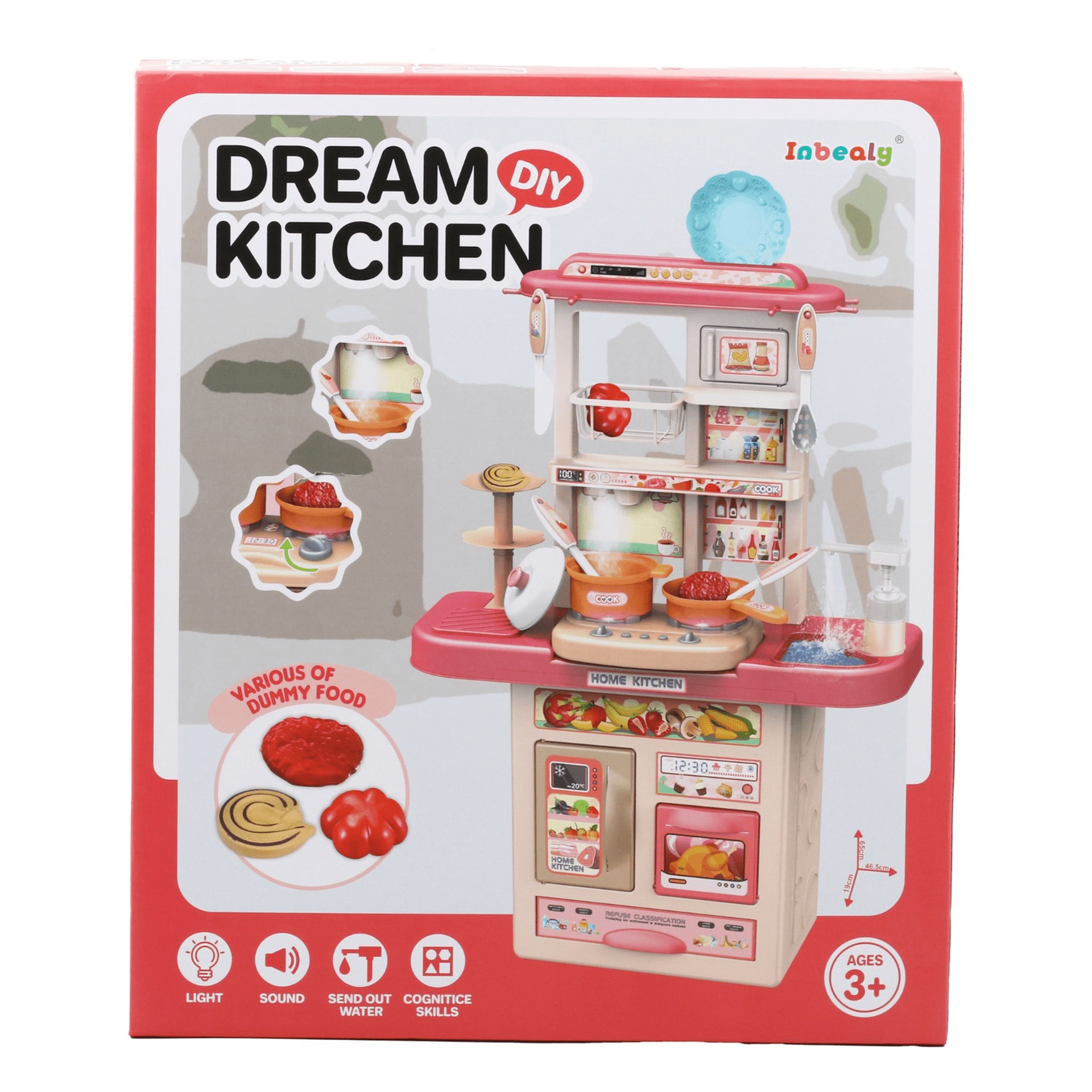 DIY Large Dream Kitchen Playset For Kids (65T - 2) - Toynix