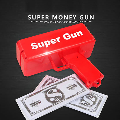 Money Gun Paper Spary Machine Toy Toynix