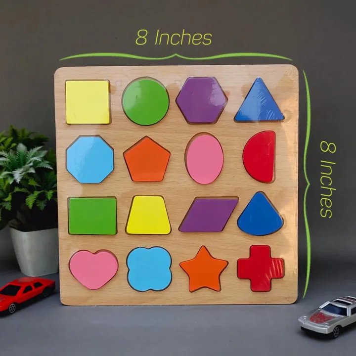 Montessori Early Educational wooden Colorful 3D toys Baby Toynix