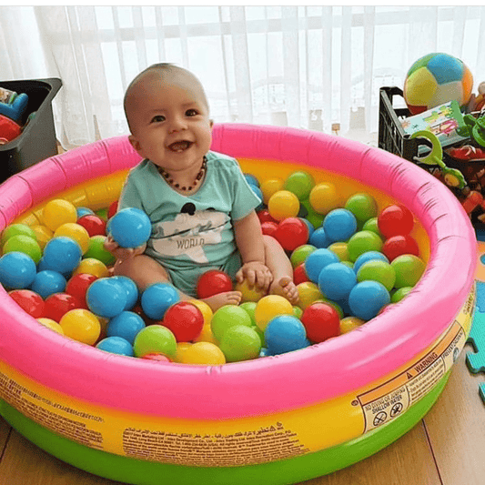 Sunset Glow Rainbow Inflatable Swimming Pool For Kids - Toynix