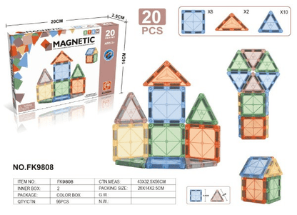 Tiles Magnetic Building Blocks for Kids - Toynix