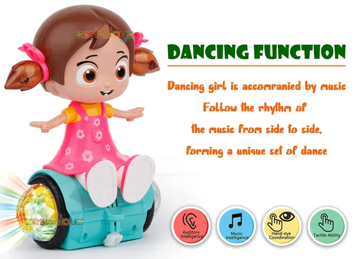 Electric Doll Toy With Lights & Music For Girls - Toynix