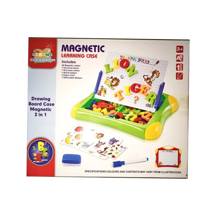 Magnetic Board with Letters & Numbers for kids Toynix