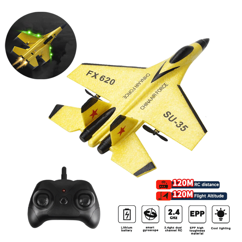 Remote Control Flying Airplane RC Plane for Kids Toynix