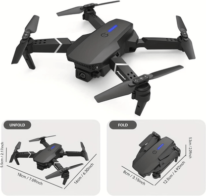 E88 PRO Drone with Dual Camera & LED Lights - Toynix