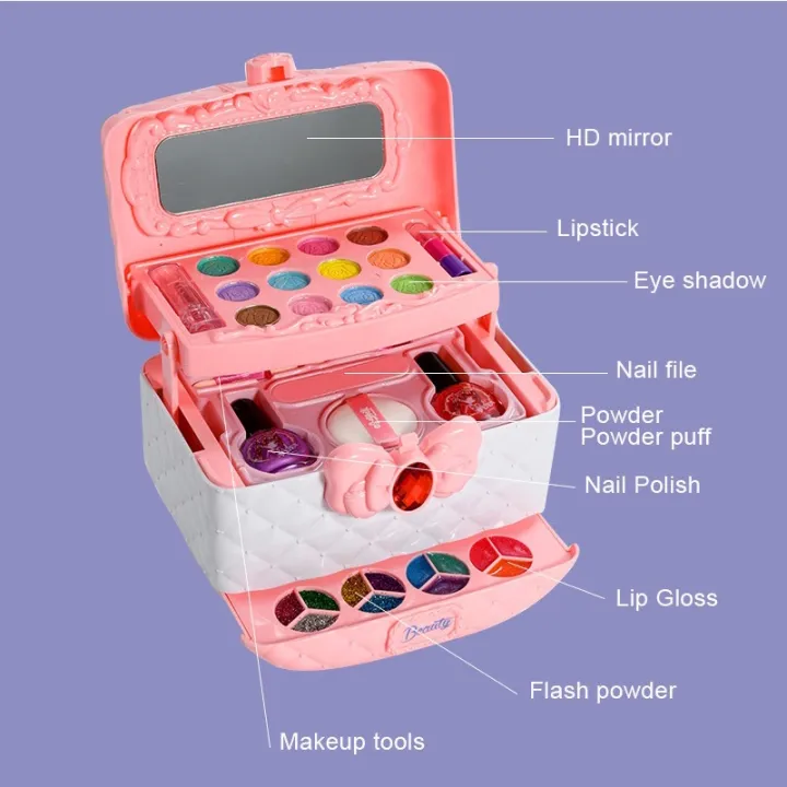 BELLOCHIDDO Kids Makeup Kit - 41 Pcs (M-623) Toynix