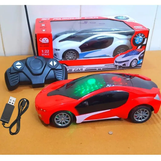 3D Model Remote Control Car with Light & Flashing Toynix