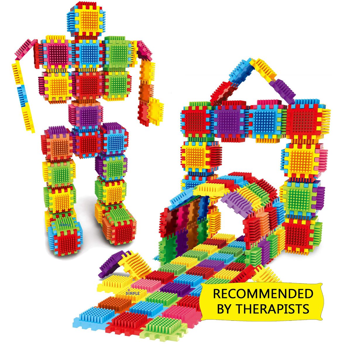 Kids Play Blocks, Creative Building Blocks - 120 Pcs - Toynix