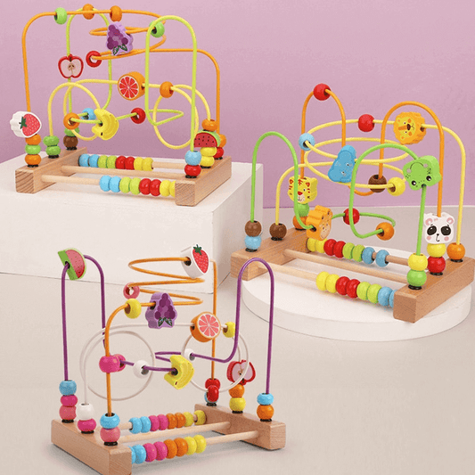 Wooden Bead Maze Toys For Kids