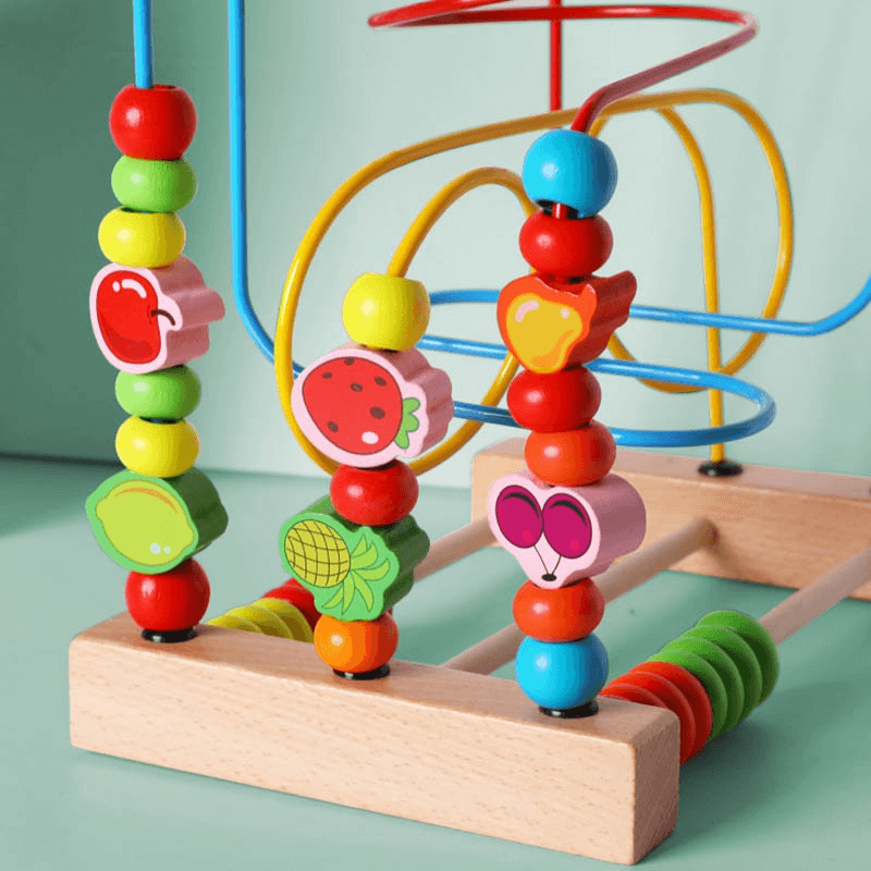 Wooden Bead Maze Toys For Kids