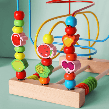 Wooden Bead Maze Toys For Kids