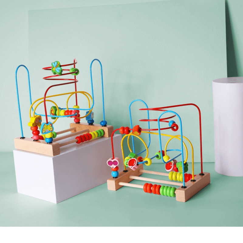 Wooden Bead Maze Toys For Kids