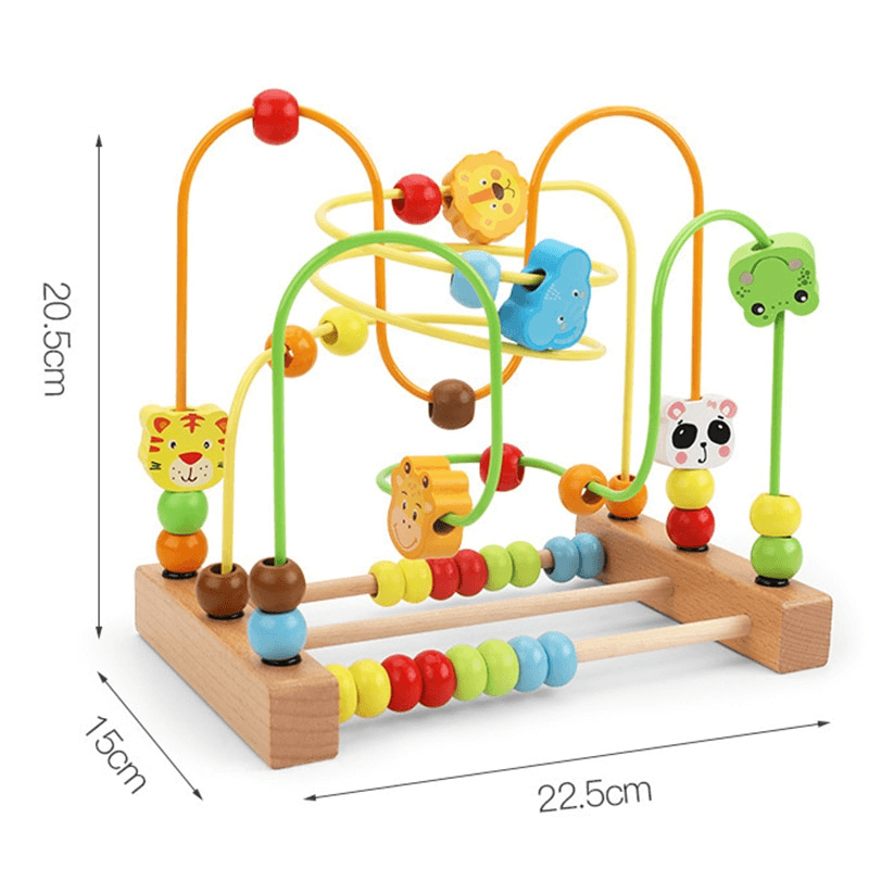 Wooden Bead Maze Toys For Kids