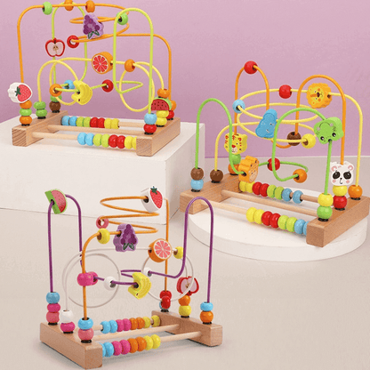 Wooden Bead Maze Toys For Kids