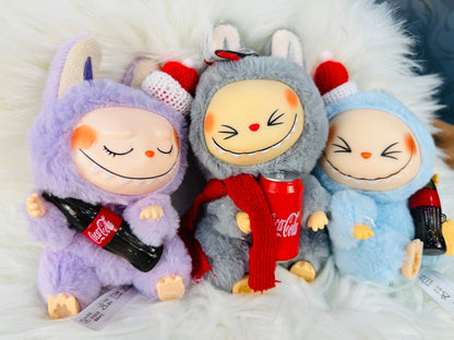 Labubu Monster Coca - Cola Series Plush Keychain Blind Box - 1 PC - Toynix